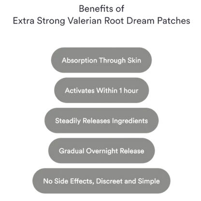Dream Patches Valerian Root - Extra Strong